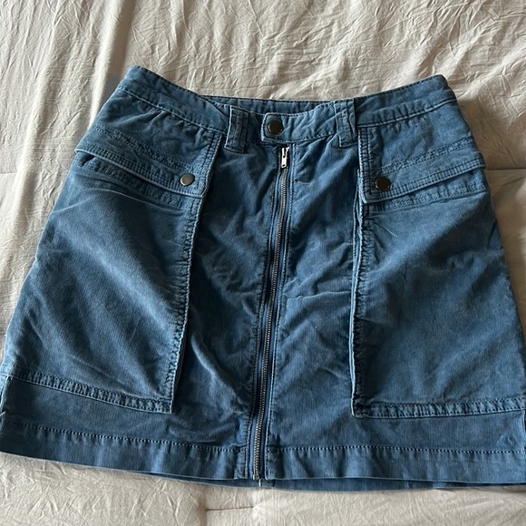 Free people size 10 blue skirt - Picture 2 of 4